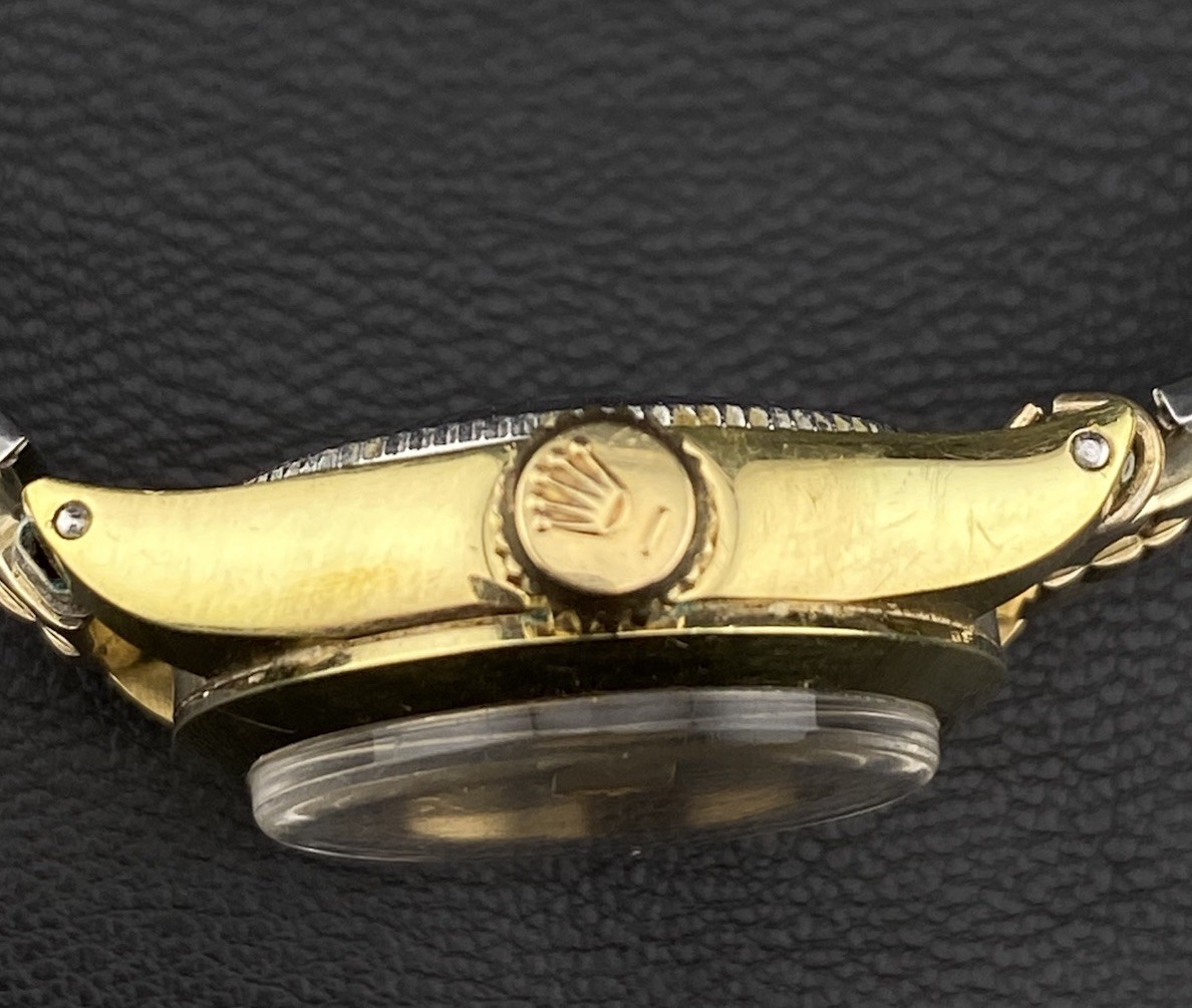 Tudor Princess Oysterdate Dainty Date Dial Gold Plated Aides Watch Self Winding