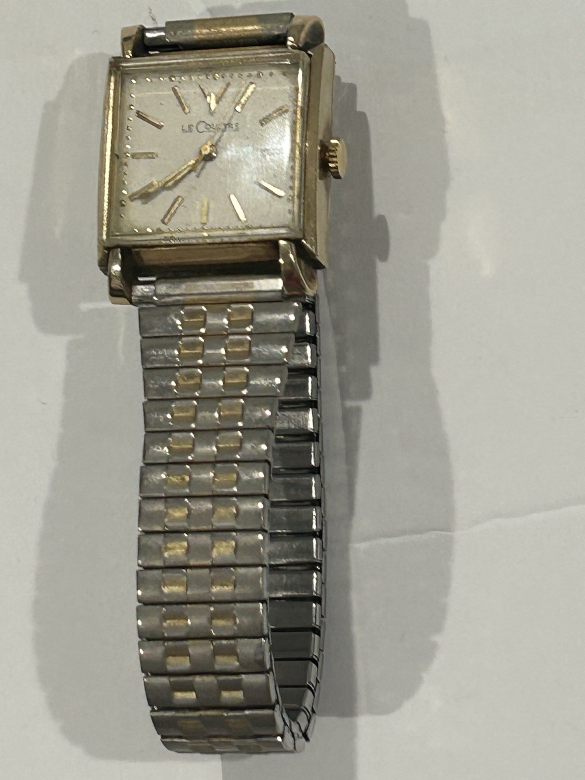 Vintage LeCoultre mid-20th century 10k gold-filled case Watch