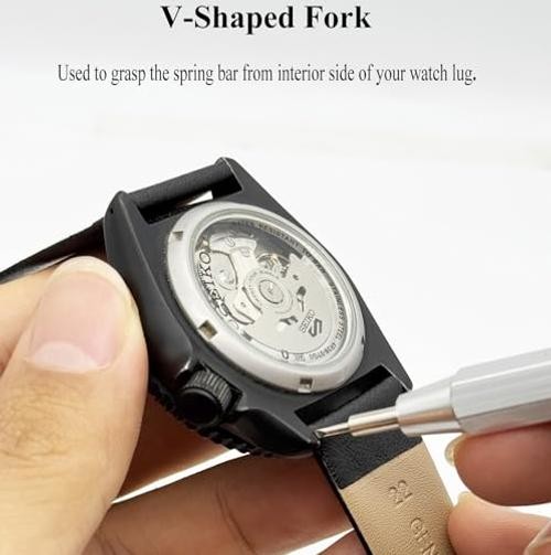 Spring Bar Tool Kit | Stainless Steel with Built-in Ruler for Quick Silver