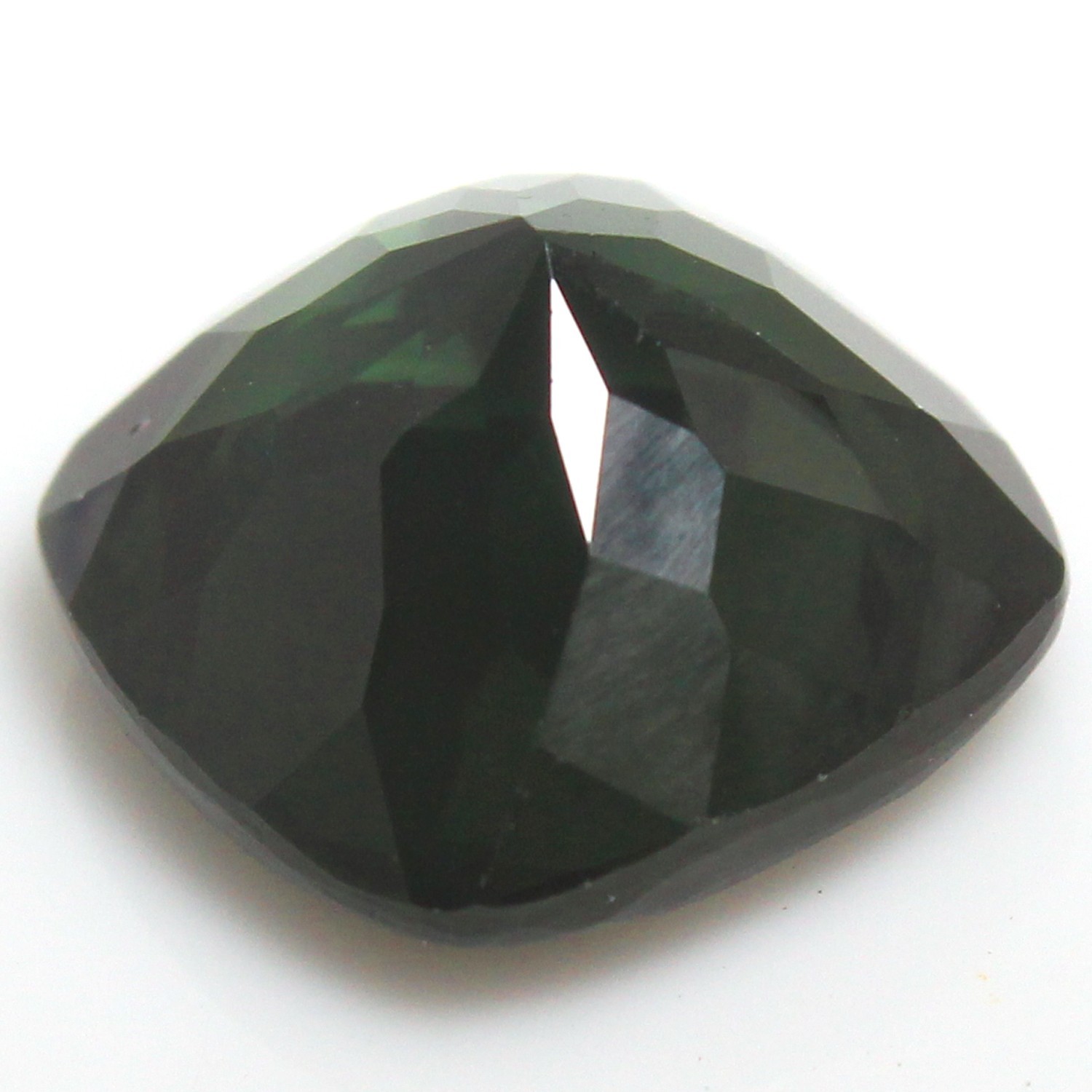 Natural 11.65 Ct Certified Kenya Green Tsavorite 13×13 MM Cushion Unheated Gems