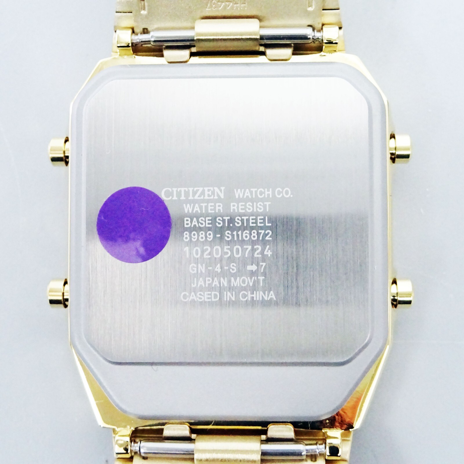 CITIZEN ANA-DIGI TEMP reprint model watch gold JG2103-72X from japan NEW