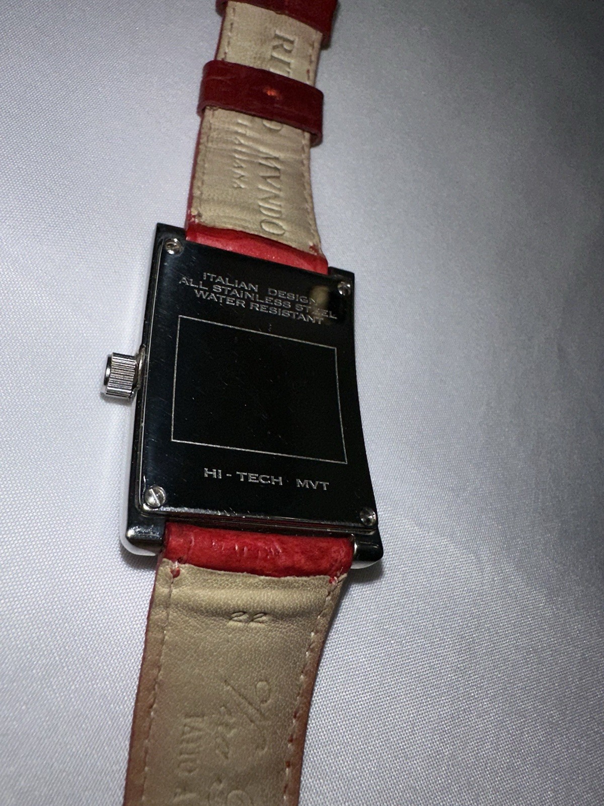 RITMO MUNDO Idea Italiana, Hi Tech Mvt. Red Face, Serviced, New Battery, JAPAN