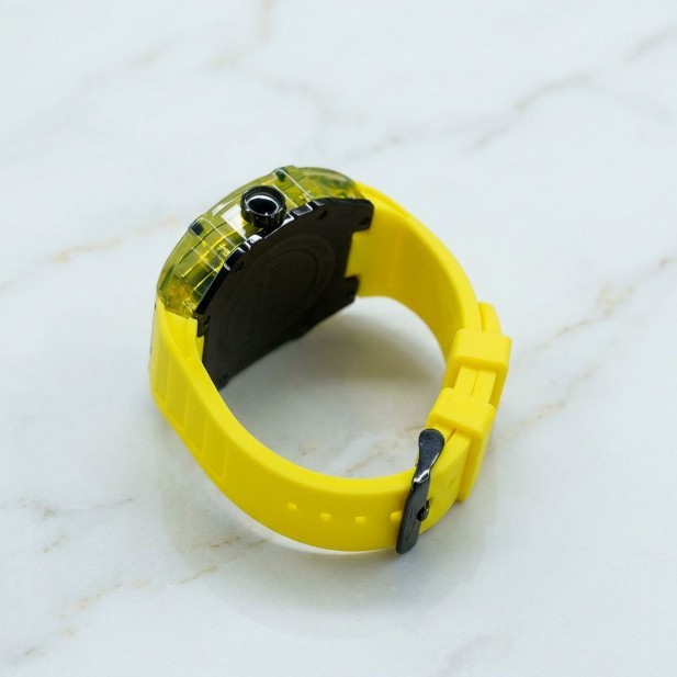 Invicta 48721 Racing Men’s 48.5mm Tonneau Yellow Quartz Sport Fashion Watch