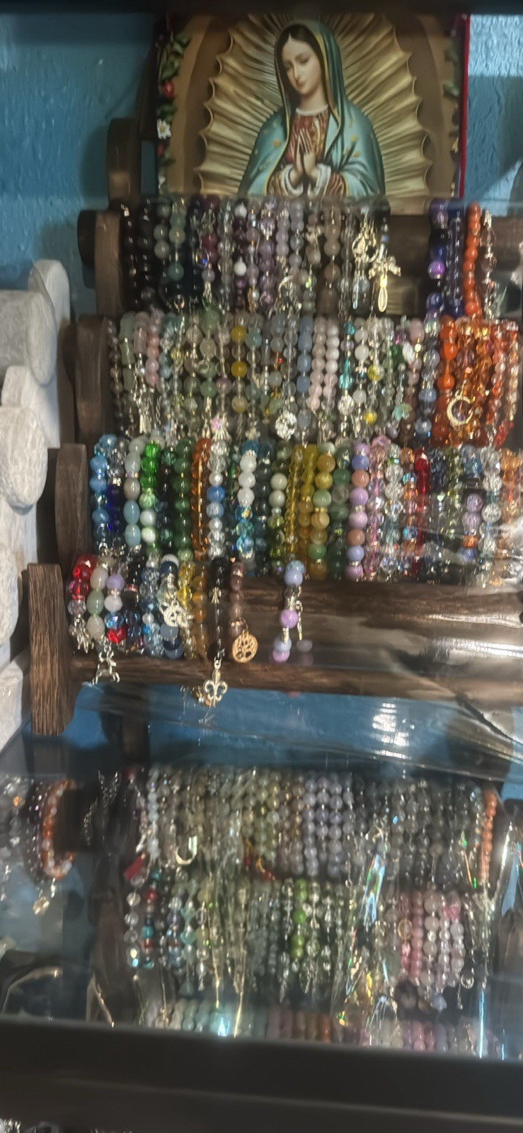 Mixed Jewelry Lot 50+ Multicolor Beaded Stretch Bracelets Mixed Materials