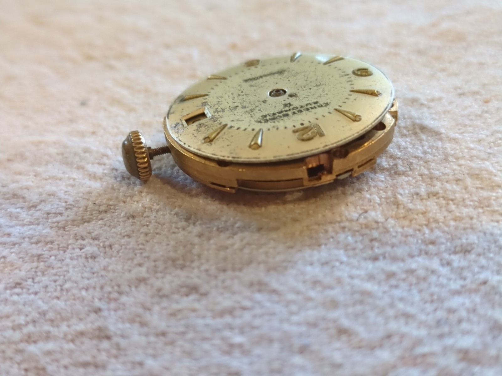 Ernest Borel Automatic Cronostar with Date. Includes Dial, Case, and Parts. Look
