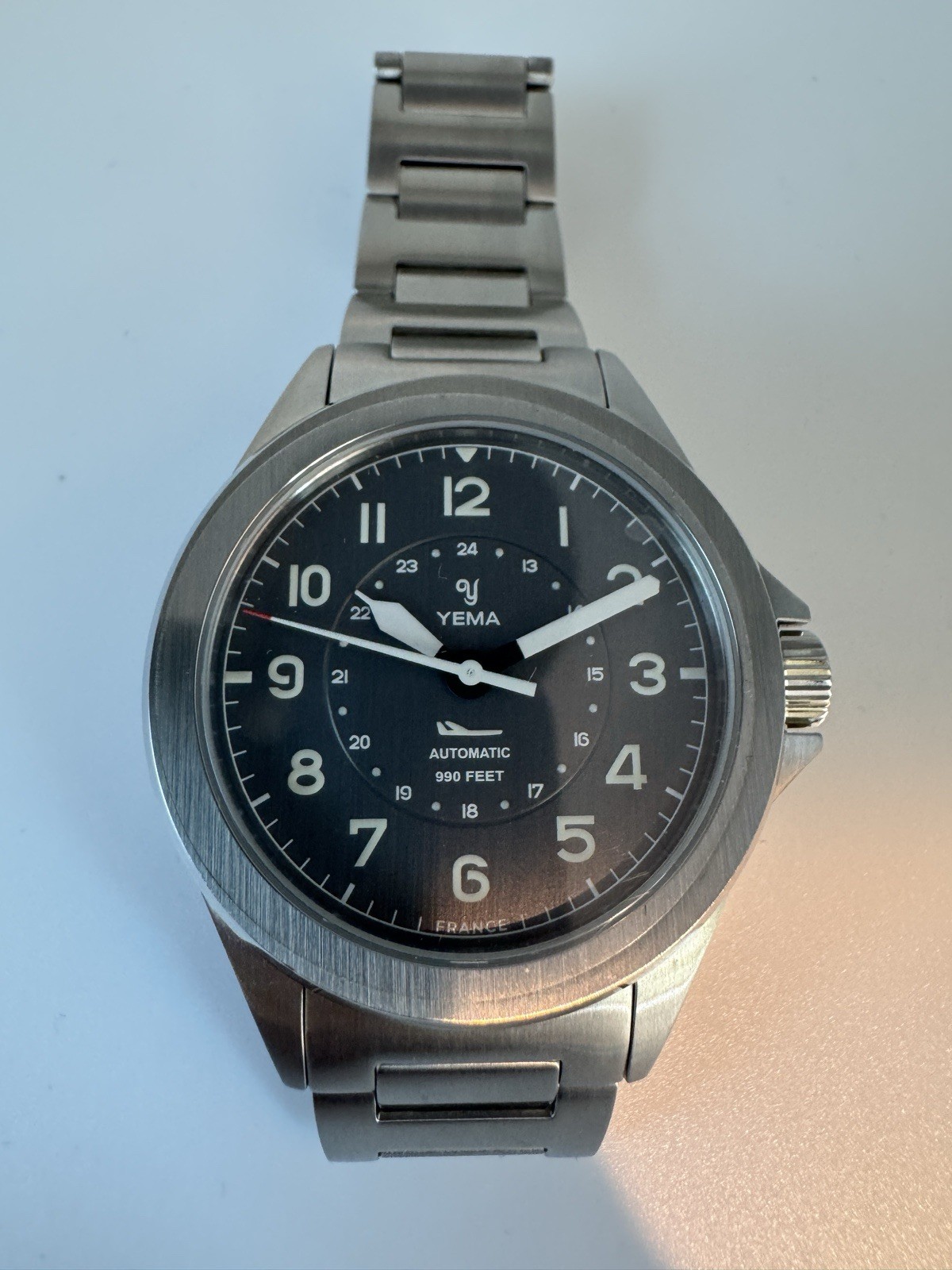 YEMA Flygraf Pilot M2 Grey Dial, 39 MM, with Box and pappers