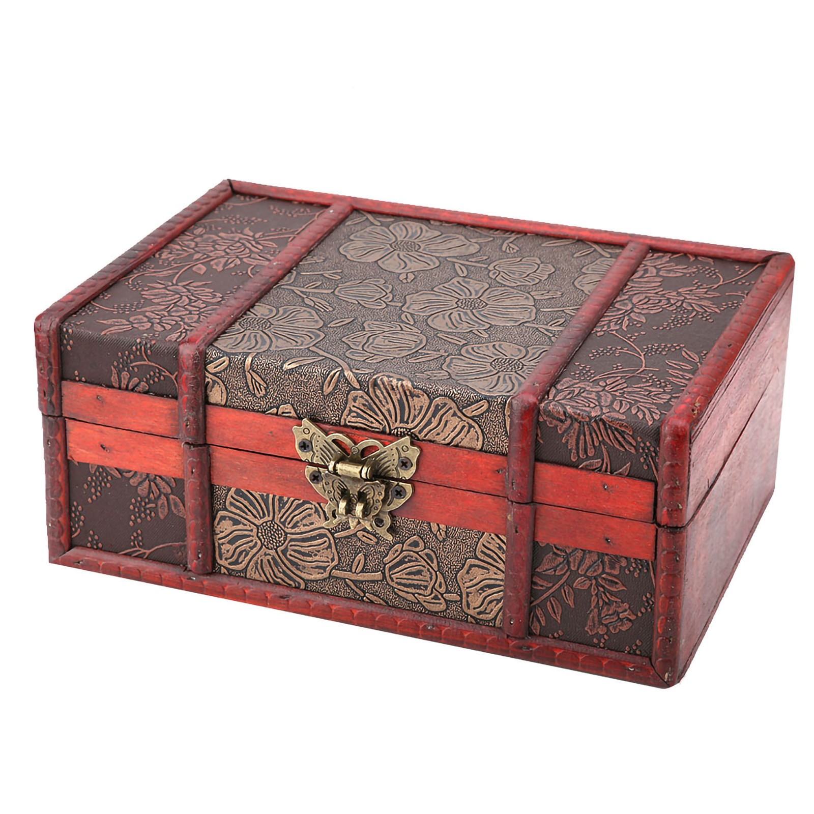 Elegant Small Wooden Storage Box For Book Collection