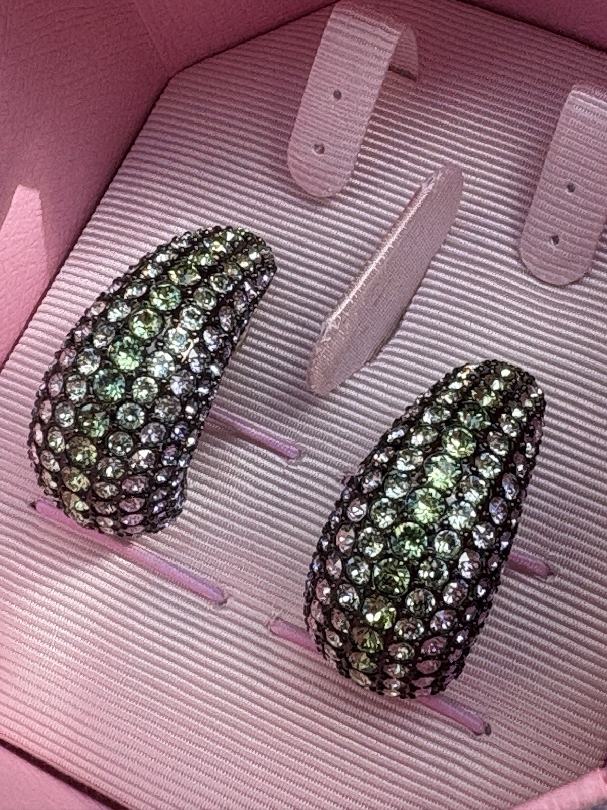 Swarovski Sublima Clip Earrings Medium Multicoloured