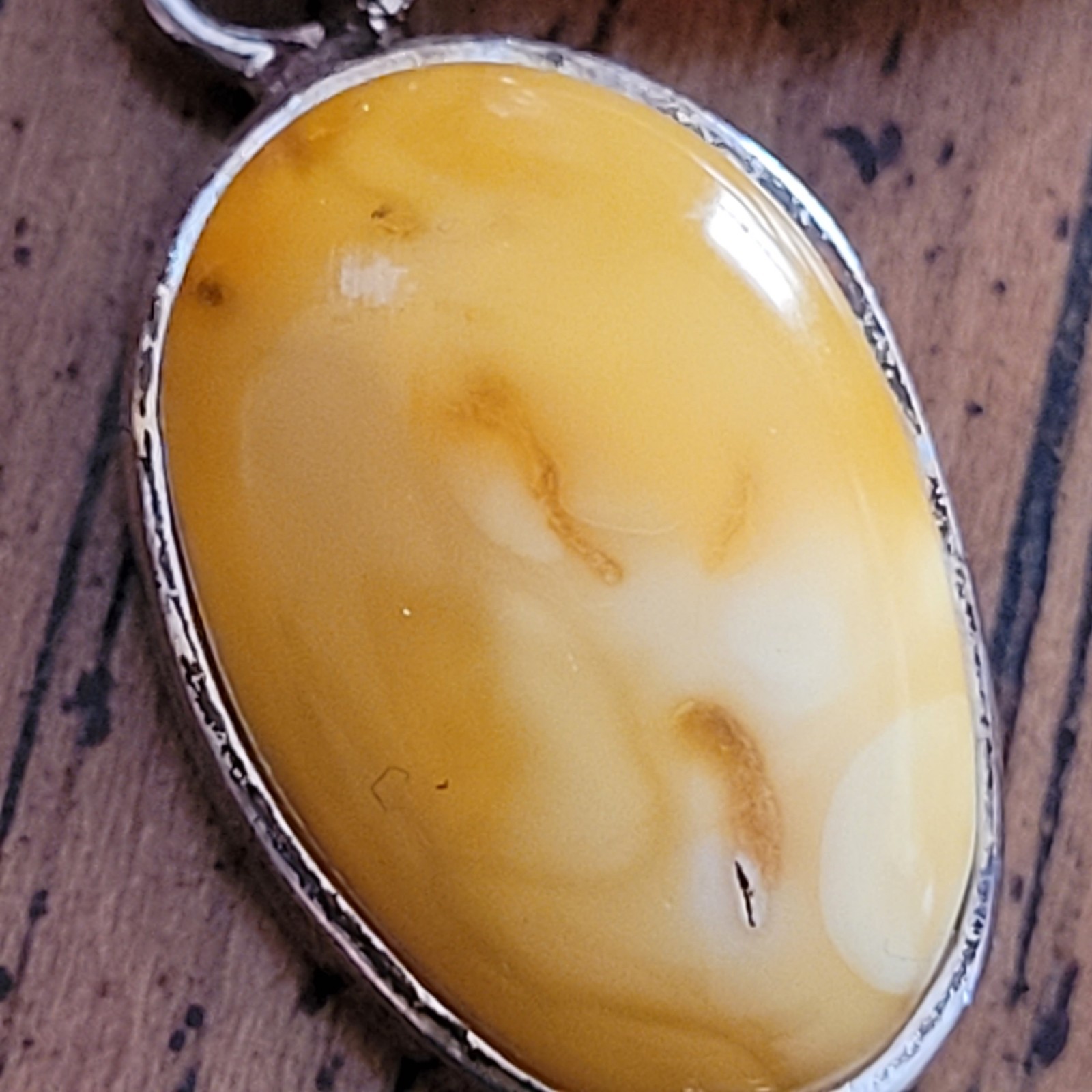 Three color Amber Baltic Amber, green, egg yolk 925 Bracelet