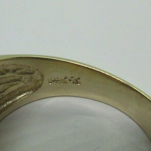 14K Gold Diamond Men’s Ring Diamond=1/3 Carat F-SI1/VS2 8.60 Grams Value=$4K+