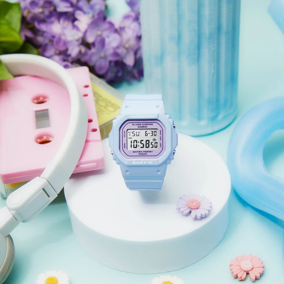 CASIO Baby-G BGD-565SC-2JF Quartz Purple Dial 37.9mm Watch