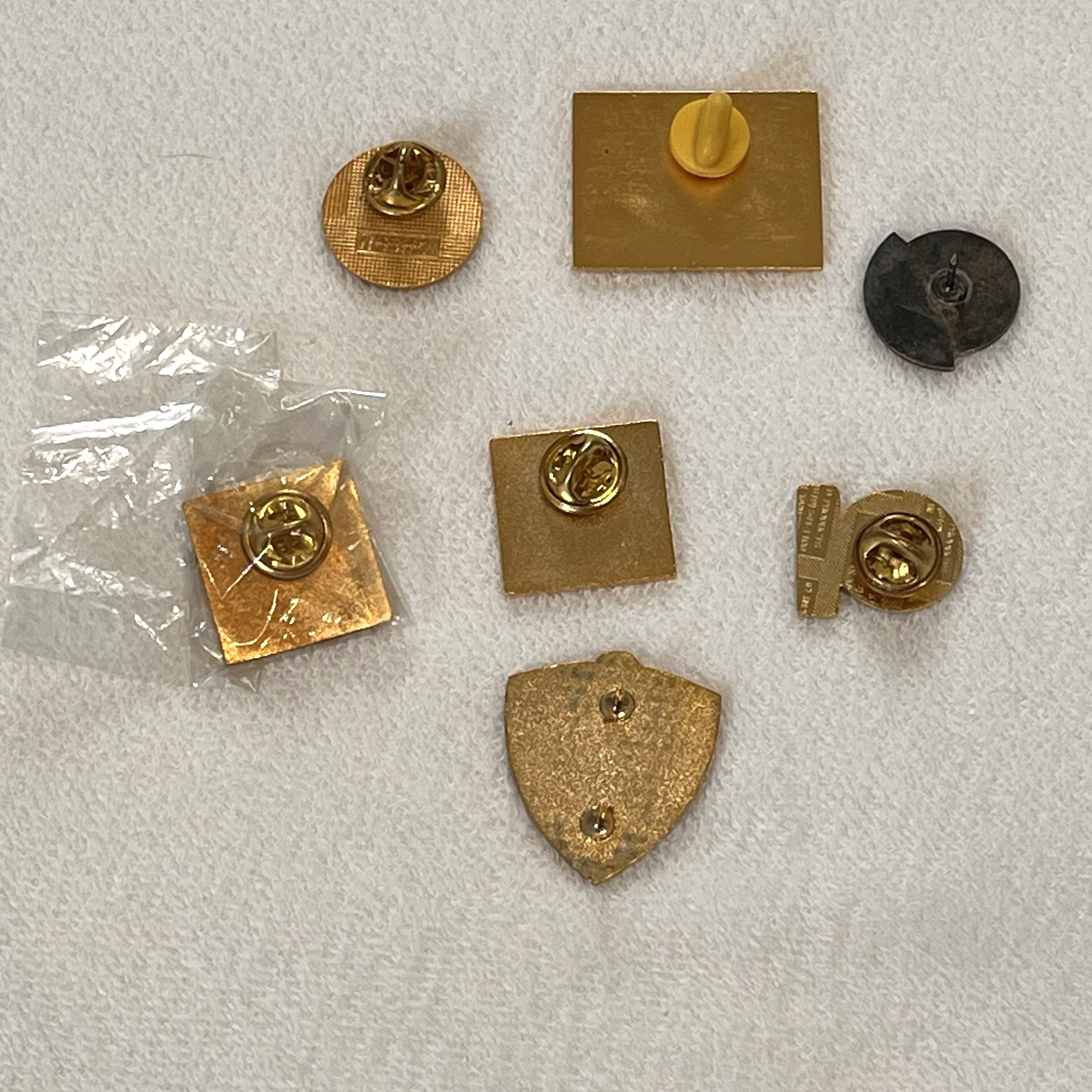 Collection Vintage Junk Drawer Lot Tie Bars Lapel Pins Single Cufflinks 38 Items