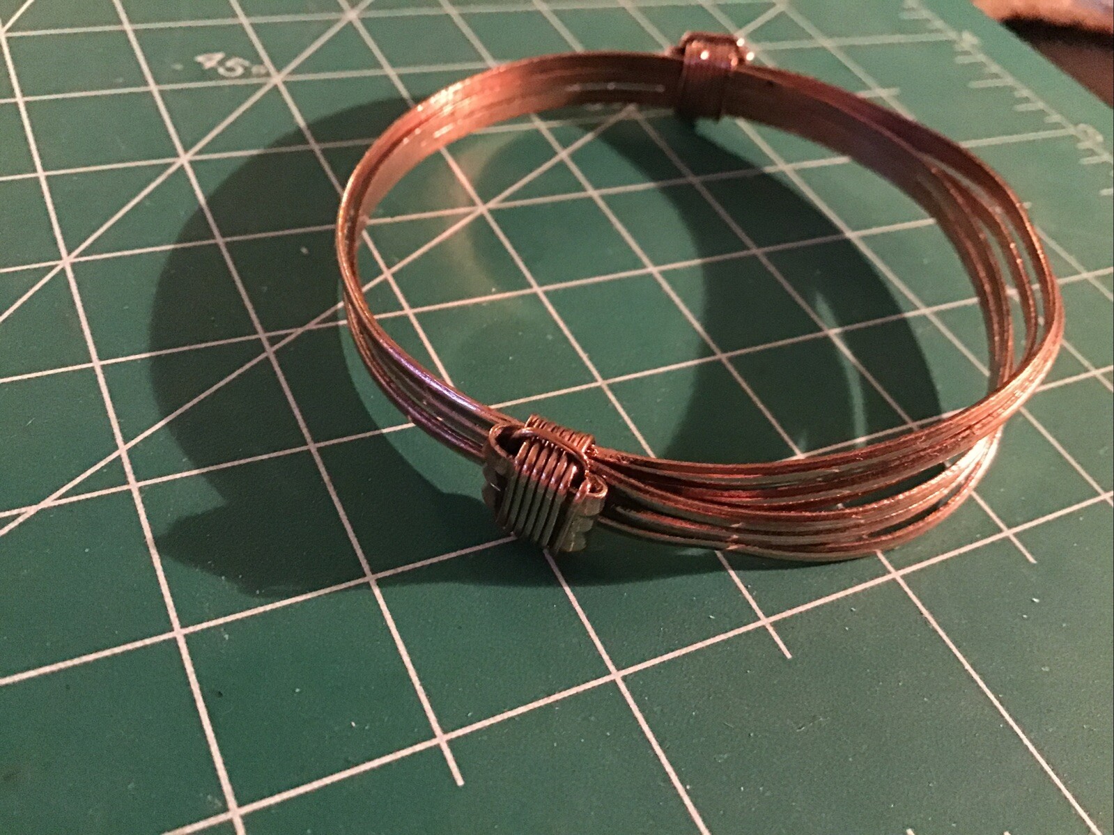 Elephant hair bracelet made from copper Kenya Kenyan Africa African Bangle