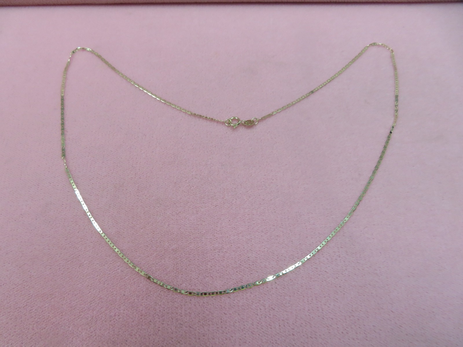 RCI 18″ 10K 1.3mm Mariner Chain Necklace 1 Gram