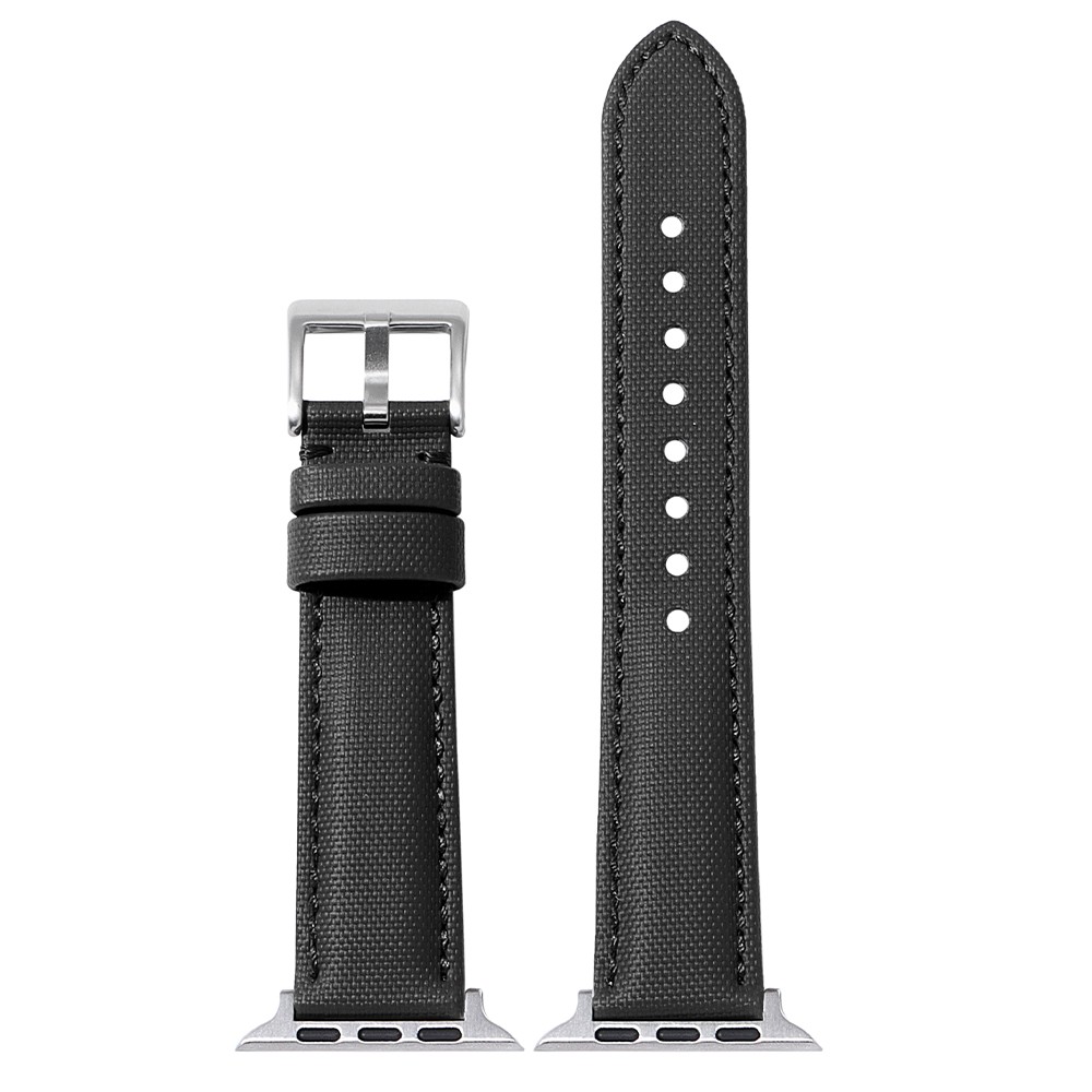 Leather Nylon Watch Band For Apple Watch Loop iWatch Series 4/3/2 38/42/40/44mm
