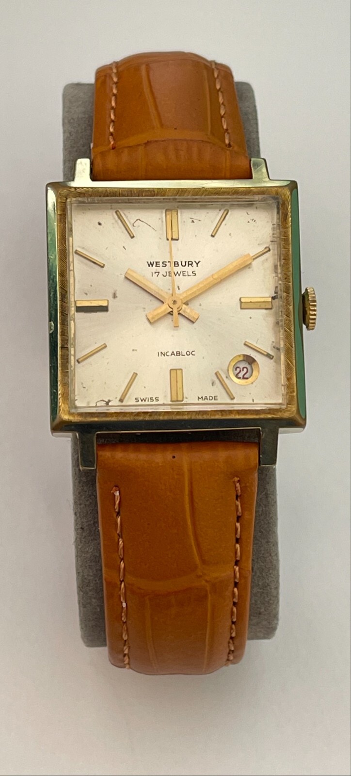Vintage WESTBURY 17 Jewels Incabloc Watch Swiss Made Westbury Watch Manual