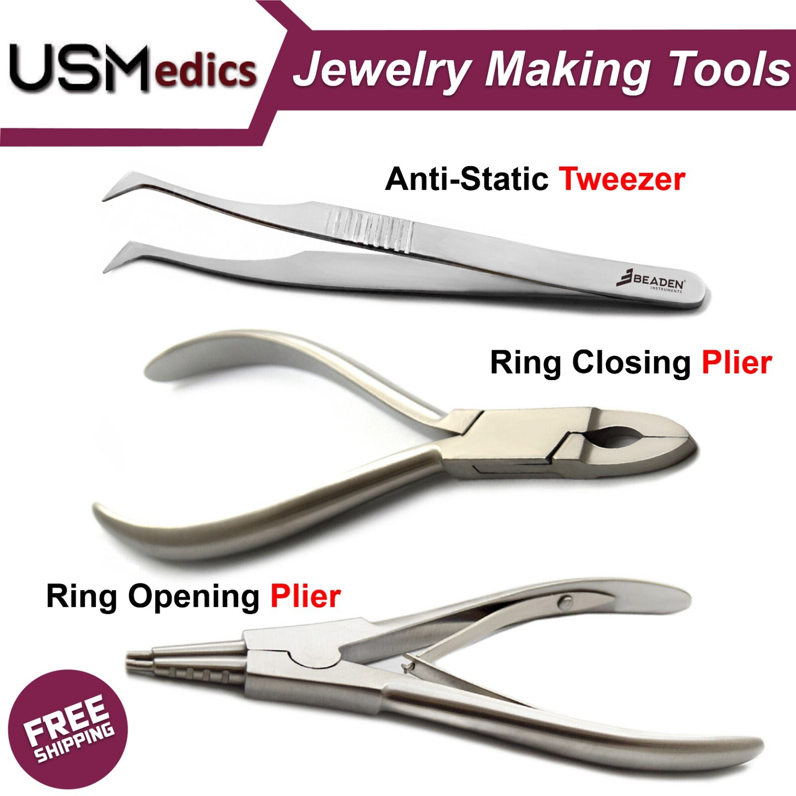 Professional Jewelry Making Kit & Repair Beading Maintenance Tools BEADEN®
