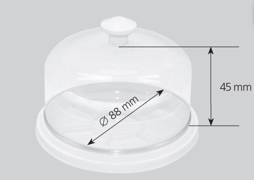 Bergeon 30097-BCT COVER AND TRAY SWISS MADE Transparent cover and tray