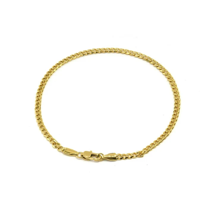 Stainless Steel Cuban Curb Bracelet- Length 6”-9”, Width-3, 5, 7, 9mm