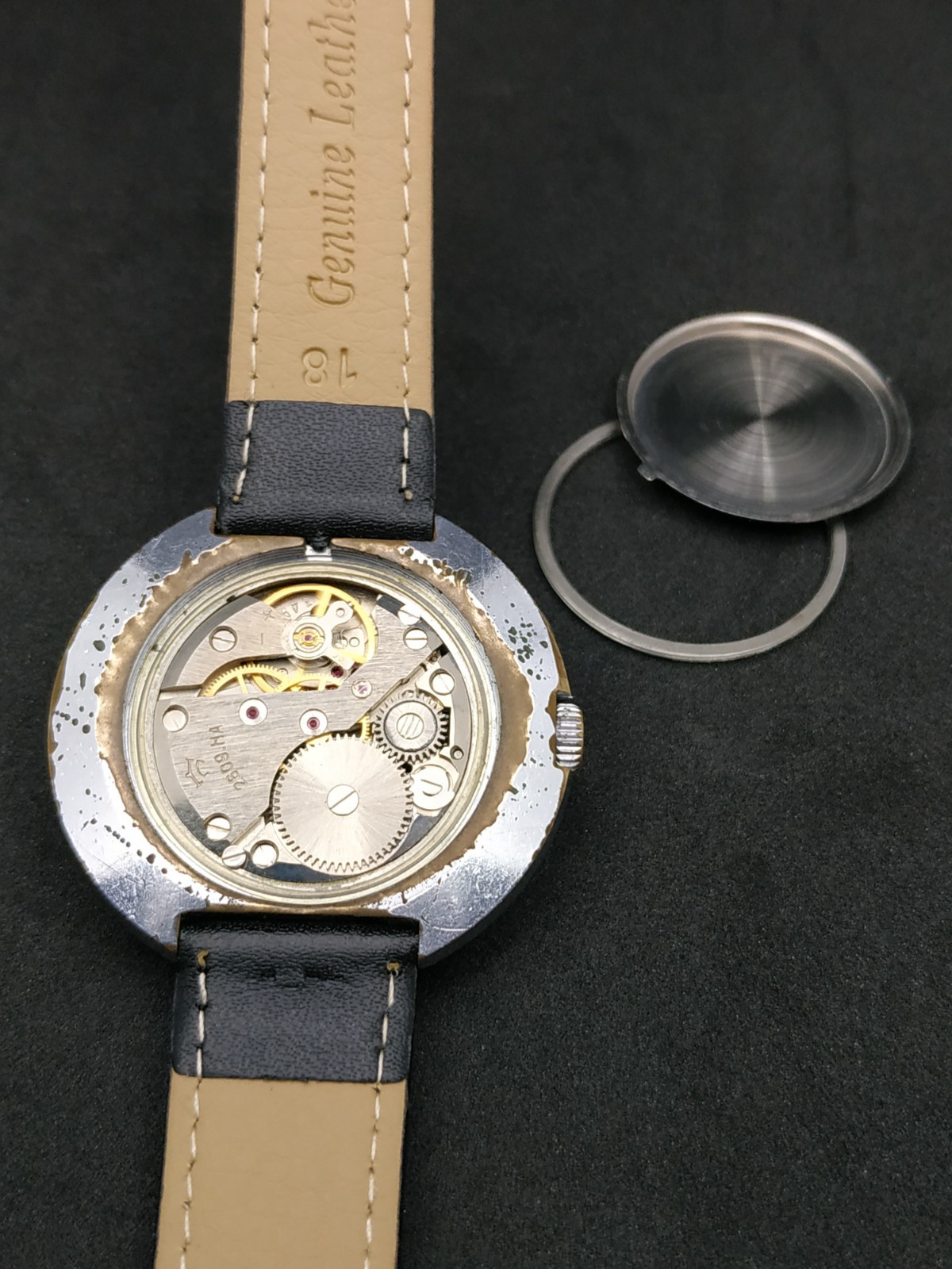 Men’s Dress Vintage USSR Watch Raketa UFO Mechanical 2609.HA Retro Soviet ☭