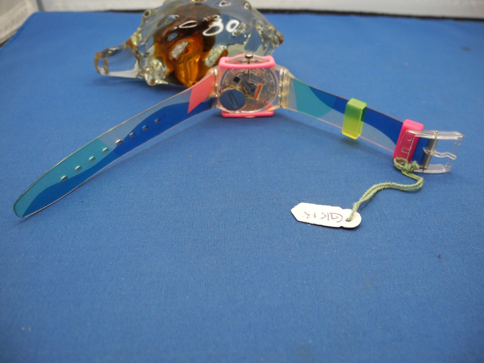 SWATCH WATCH GK153 “BEACH VOLLEY” 1992 ORIGINAL – NEW BATTERY,WORKS FINE.