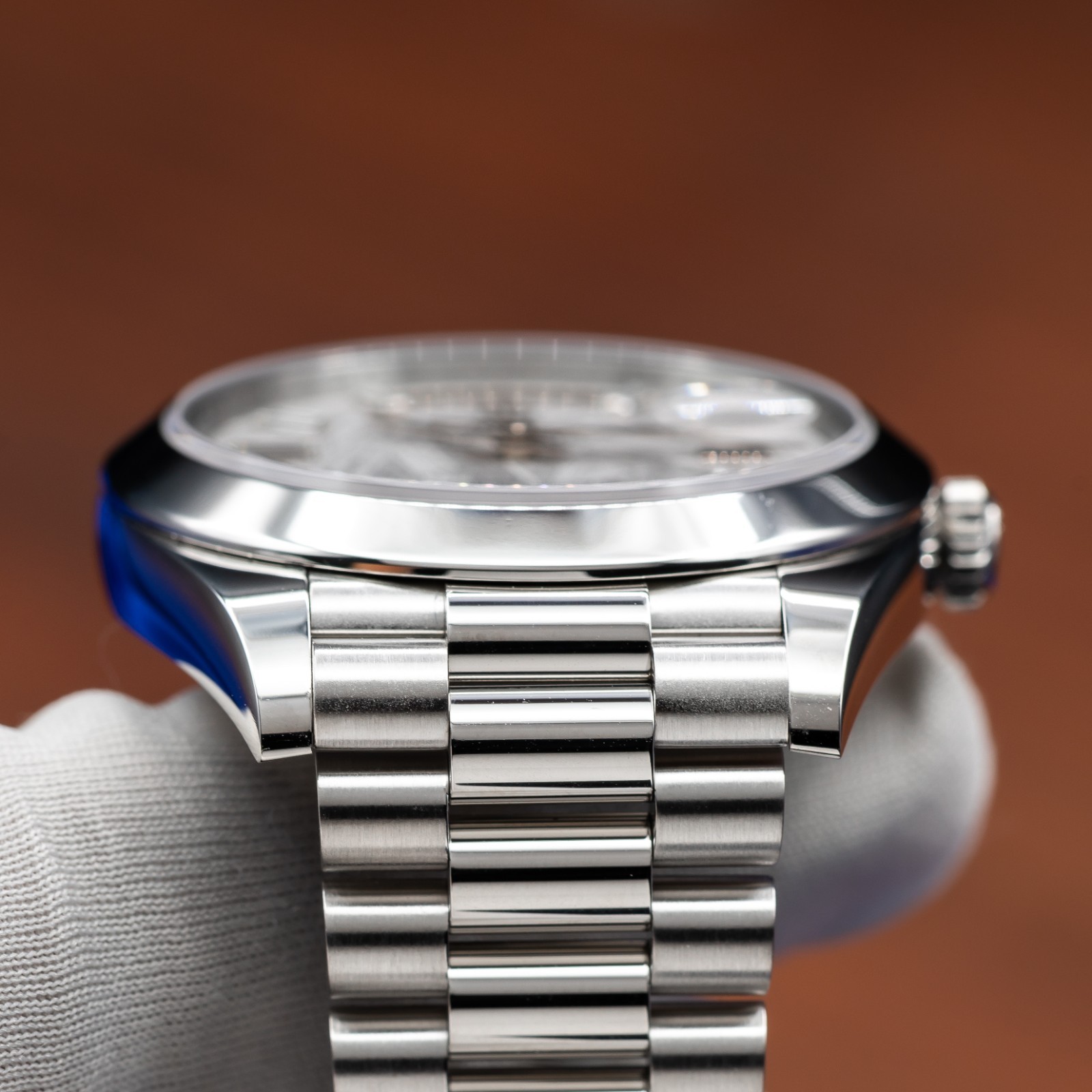 ROLEX Day-Date 40 Platinum President Meteorite Dial 228206