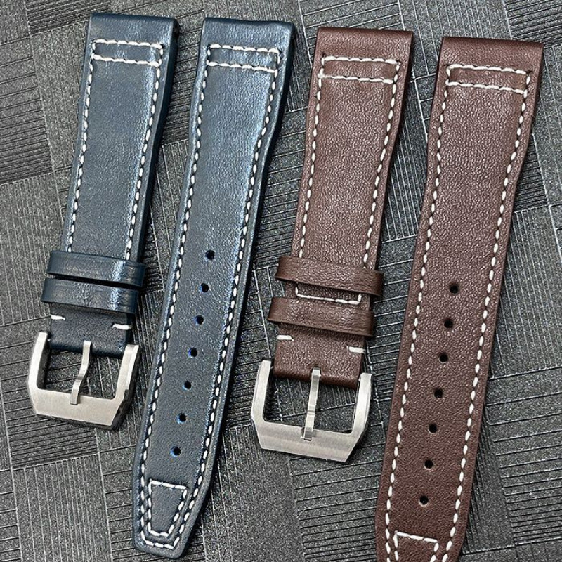 20mm Quick Release Leather Watch Strap Fits IWC Pilot’s PORTOFINO Mark XX