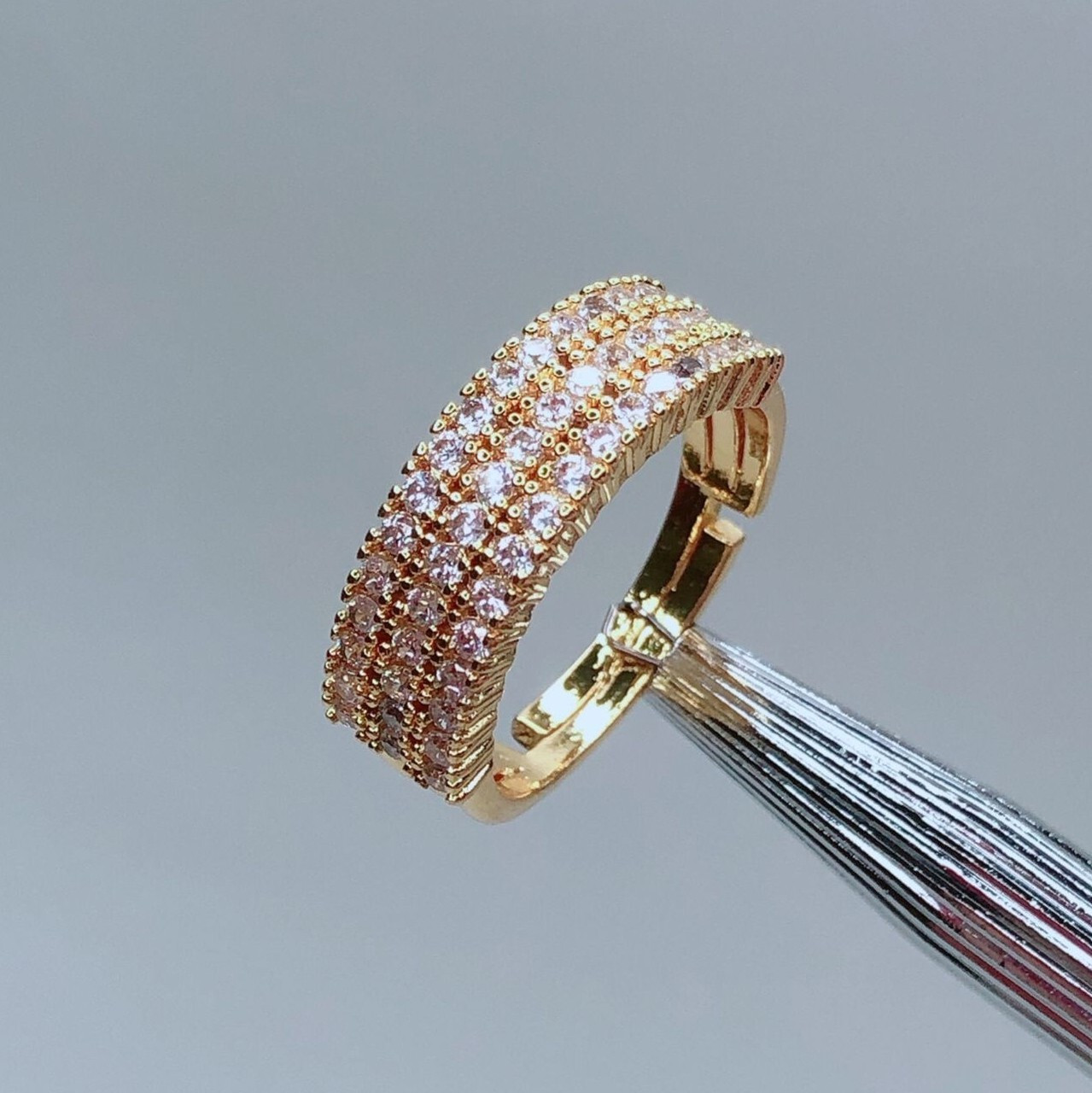  18k Gold Diamond Ring Free UK Delivery New
