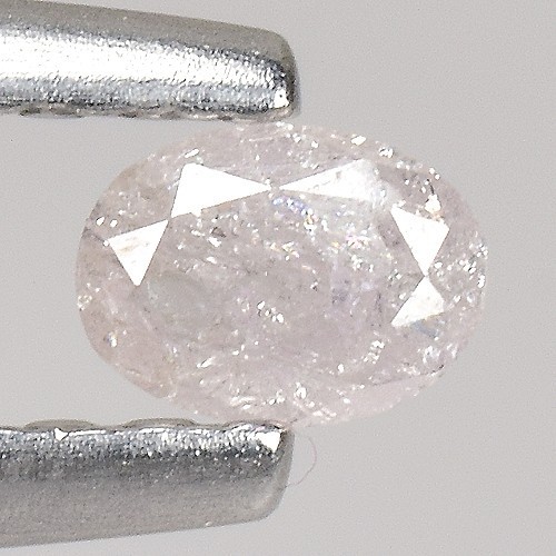 0.11Ct Natural Purple Pink Oval Natural Diamond a40