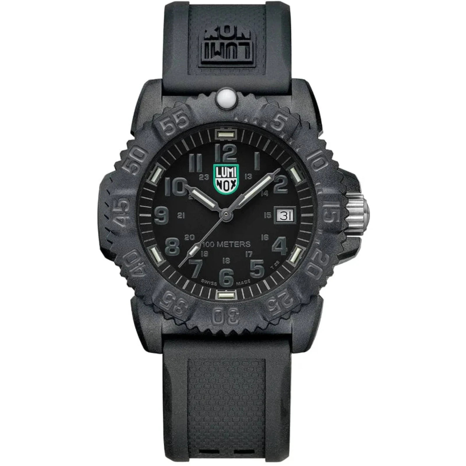 LUMINOX Sea Lion X2.2072 CARBONOX Rubber Strap Black Dial Men’s Watch ⌚