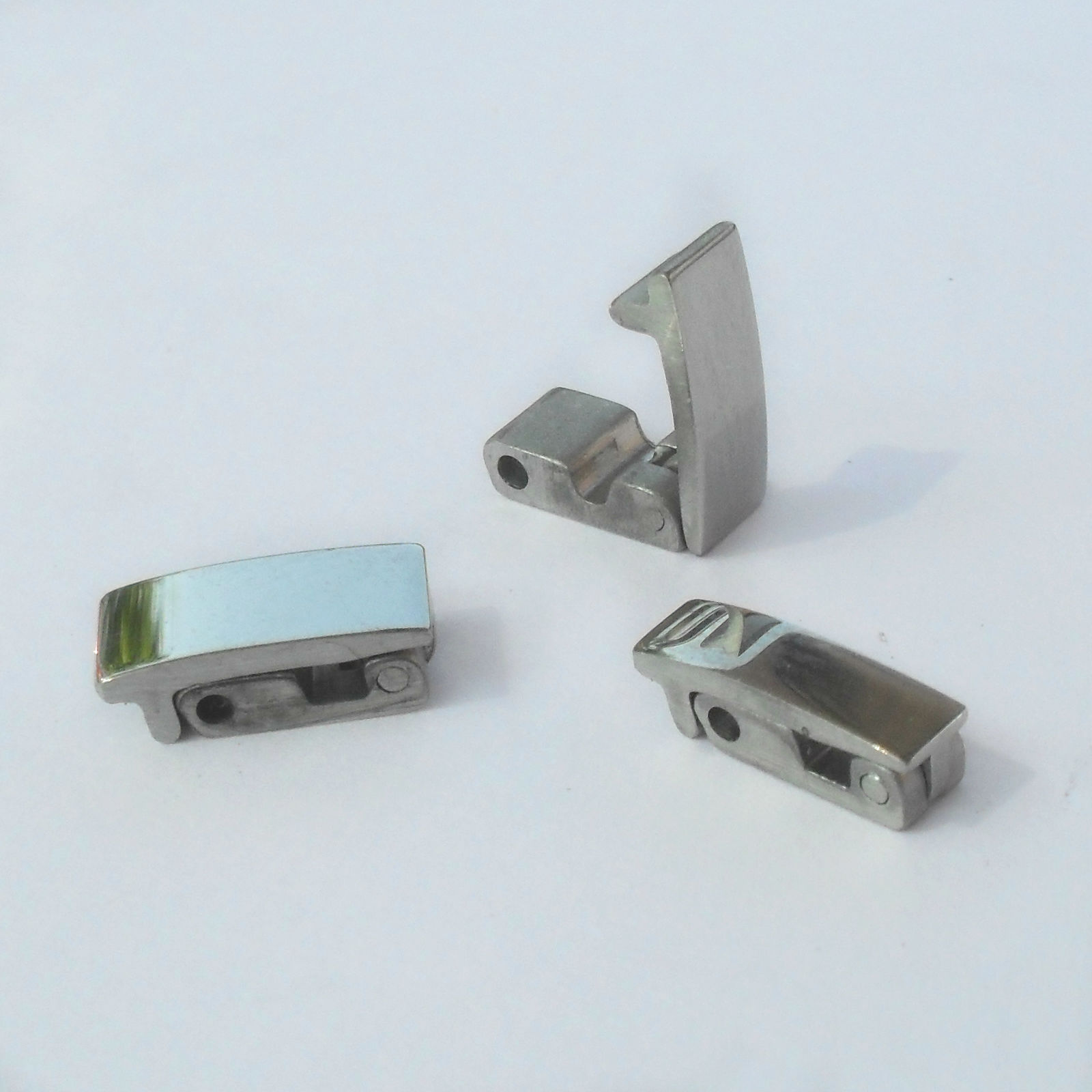 Fold Over Watch Bracelet Clasp Replacement Catch Stainless Steel Gate Fastener