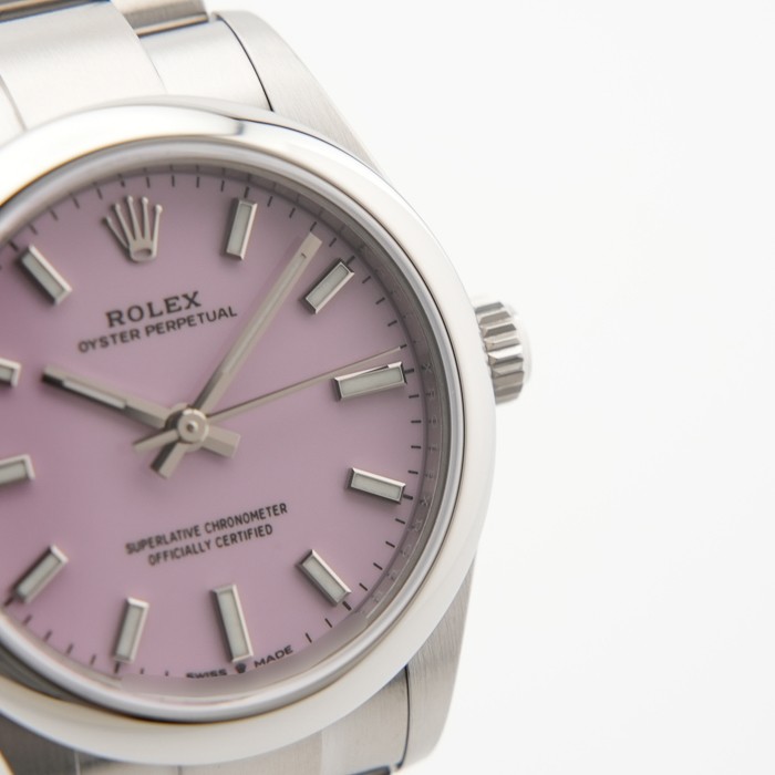 ROLEX Oyster Perpetual 31 277200 Candy Pink Warranty 2021 Box/Paper