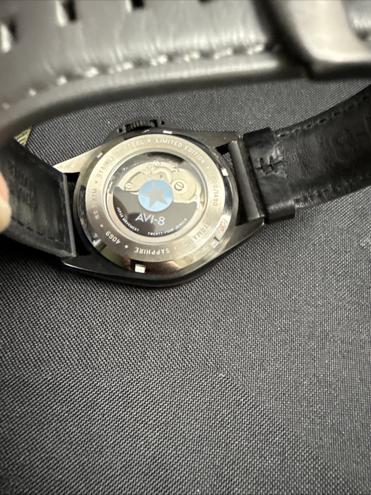 AVI‑8 …..P-51 Mustang Bottisham Quartz Limited-Edition – model number AV-4069