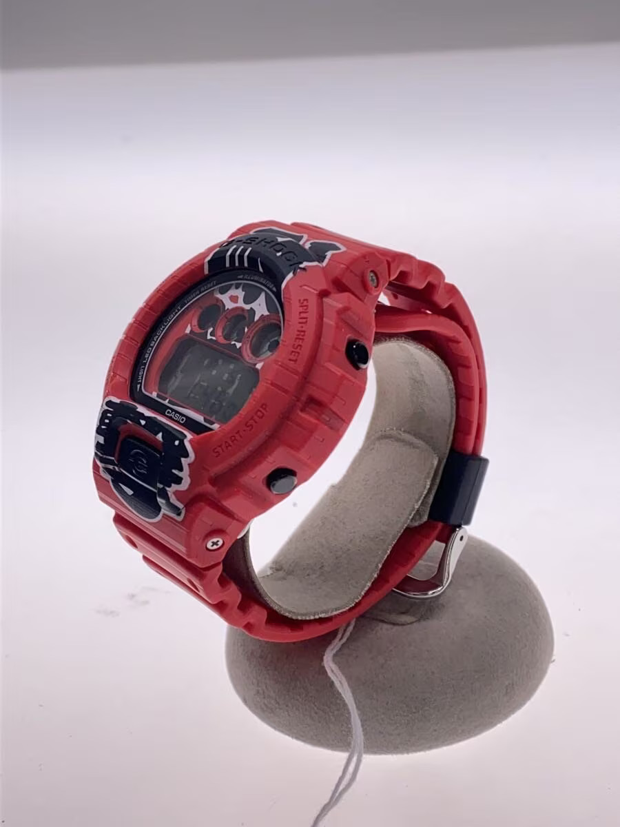 CASIO Quartz Watch G SHOCK Digital Rubber RED RED SS