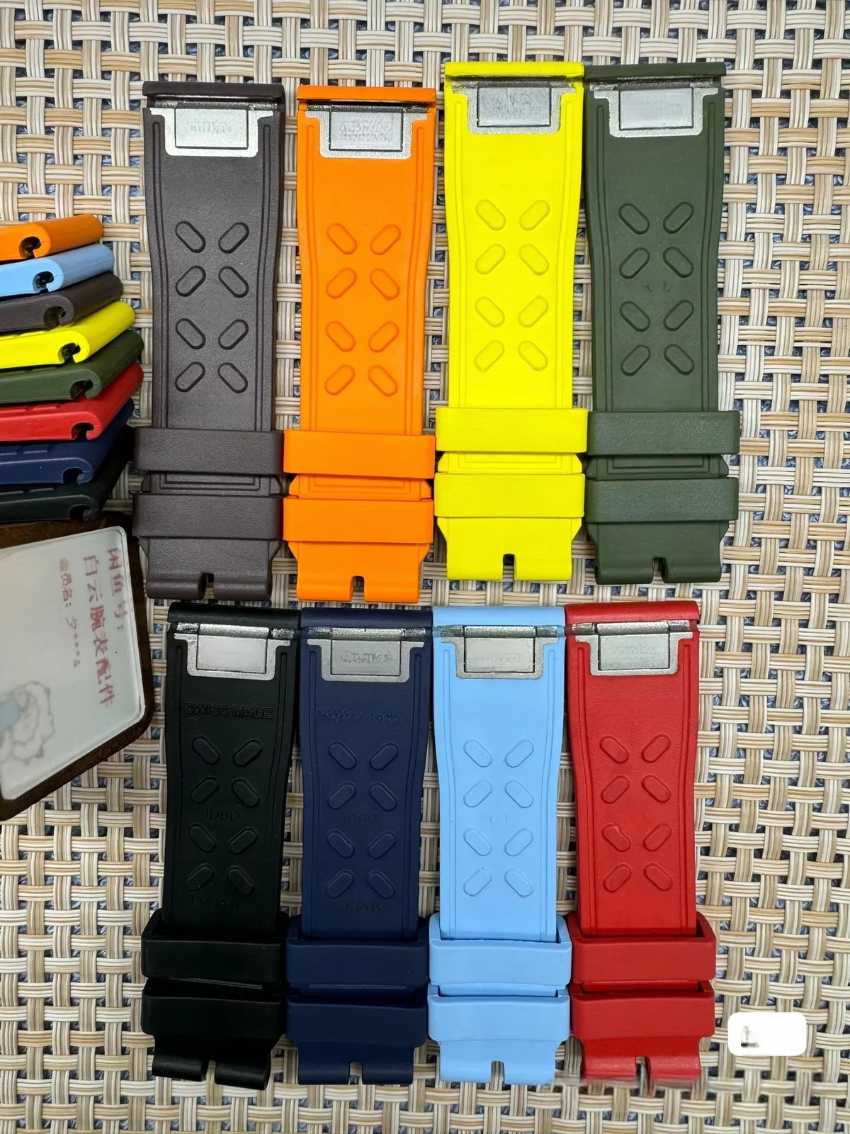 20mm FKM Rubber Quick Release Watch Band Strap Fits IWC Pilot Portofino Mark XX