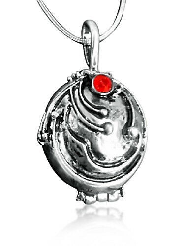 Elegant The Vampire Diaries Elena Gilbert 925 Sterling Silver Locket Necklace