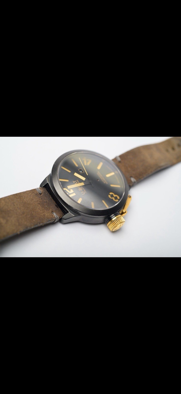 U-Boat Italo Fontana Golden Crown Ref. 1215 53 mm Ltd. 71/300 Full set