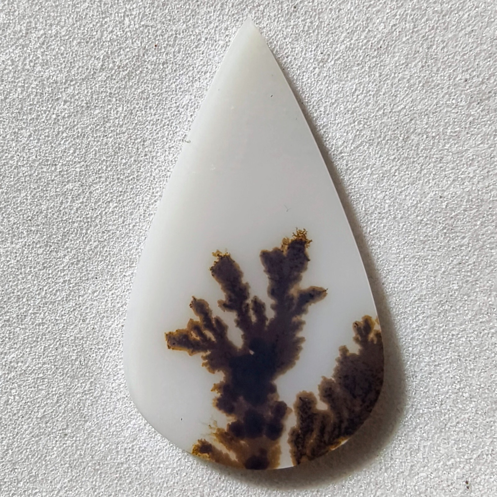 6.40 Cts Natural Shazar Dendritic Agate Cabochon Gemstone 25.6×14.9×2 MM 259