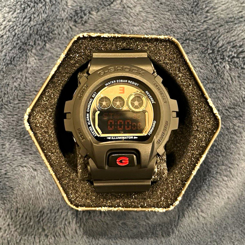 G-SHOCK 6900 Men’s Digital Quartz 200m Black Resin Strap Box