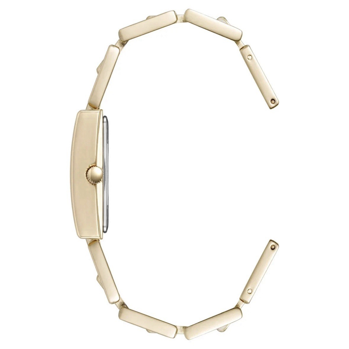 Anne Klein New York Ladies Howlite Gold Bracelet & Tank Watch Set 12-7748HLST