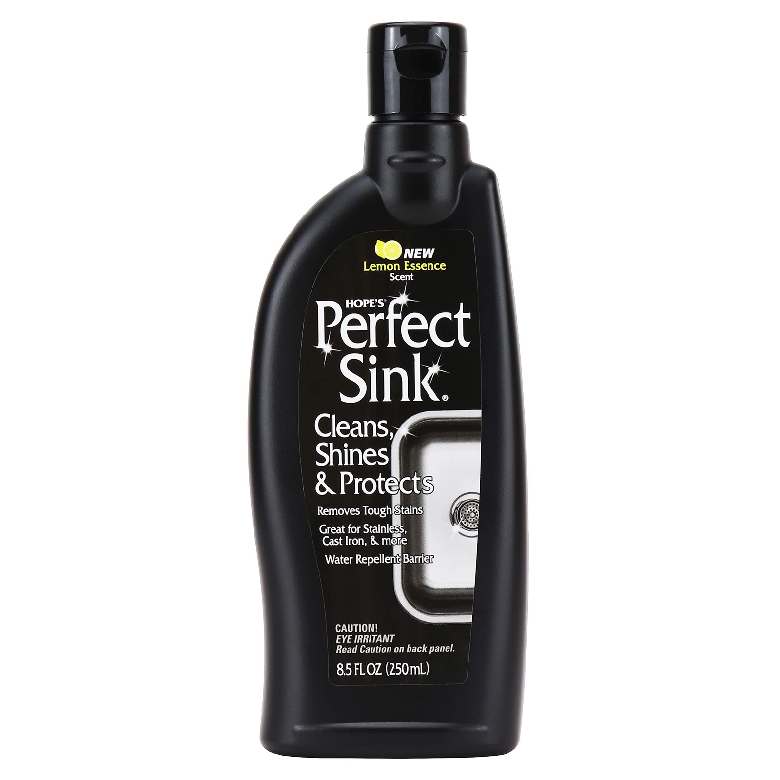 HOPE’S Perfect Sink Cleaner and Polish, 8.5 Fl Oz (Pack of 1), Black