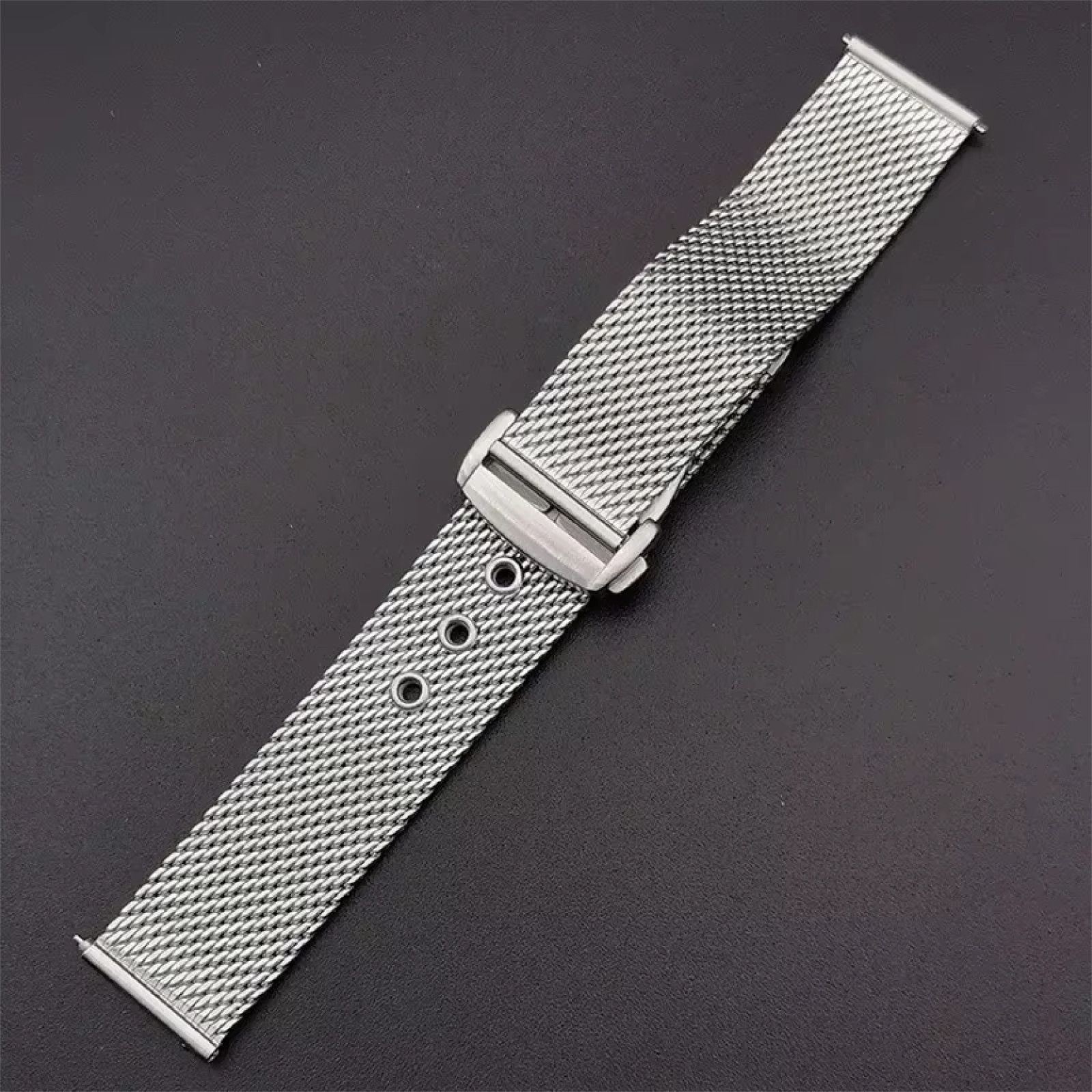 20mm Braided Stainless Mesh Band Strap For Omega Seamaster No Time To Die 007