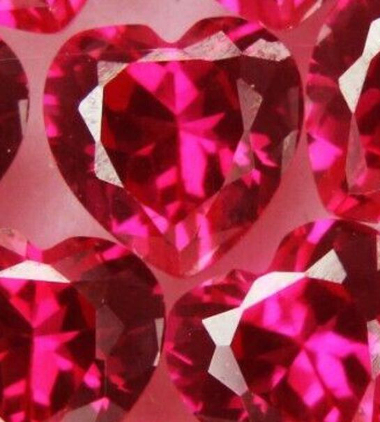 EPIC GEMS-6mm Heart Shaped Mogok Natural Ruby Loose Gemstone Certified-1 pc