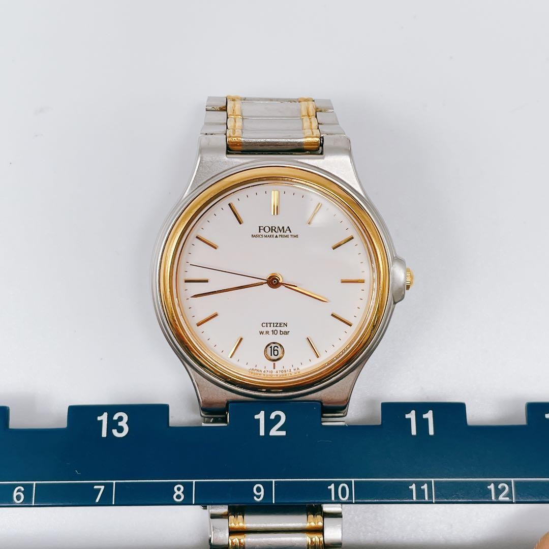 New battery/working condition: Citizen Forma men’s vintage watch 4710-470176