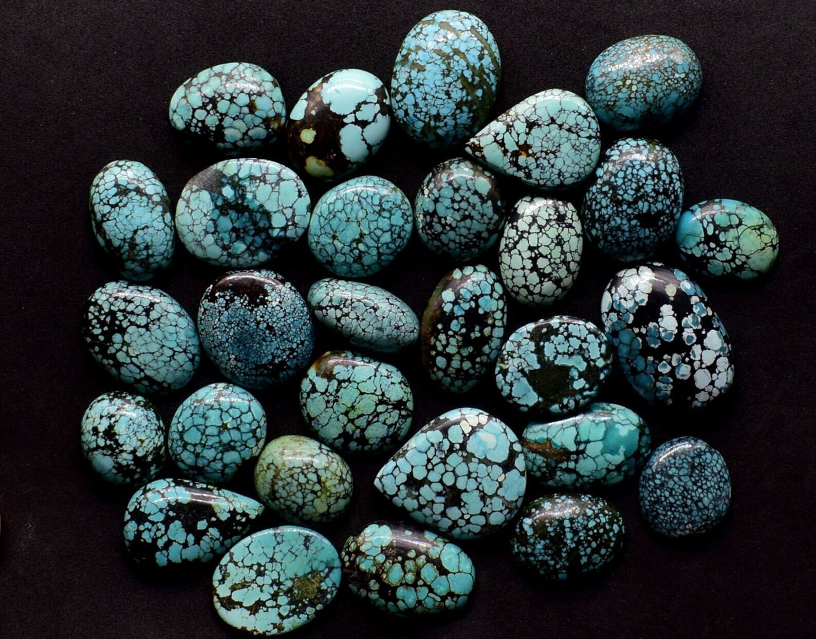 10Pcs Natural Tibetan Turquoise Mix Shape Cabochon Gemstone Wholesale Lot