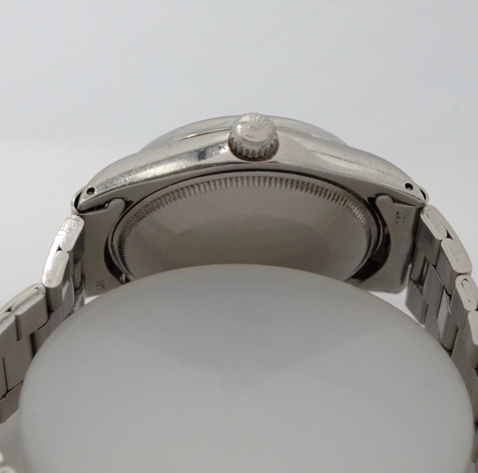 Vintage Rolex Air-King Precision Steel Pale Violet Sunburst Dial 34mm Ref. 5500