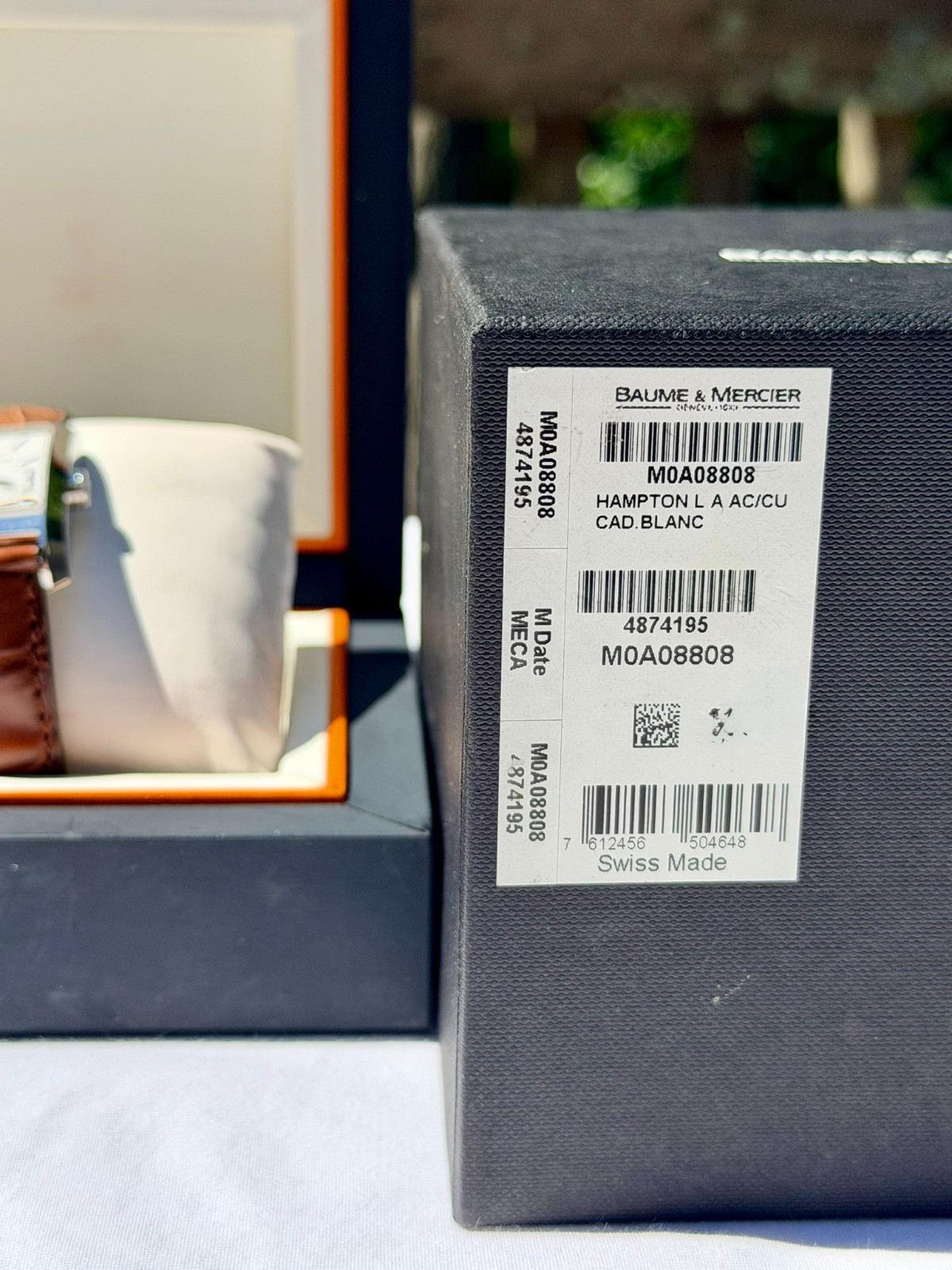 BAUME & MERCIER Hampton Automatic M0A08808 Swiss Watch NOS New Full Set Tags