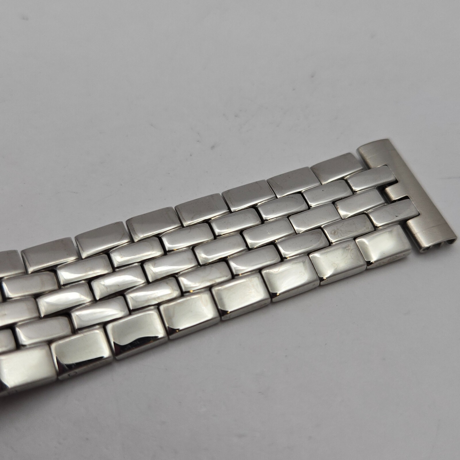 20mm stainless steel watch accessories watch bracelet/strap, silver watch chain
