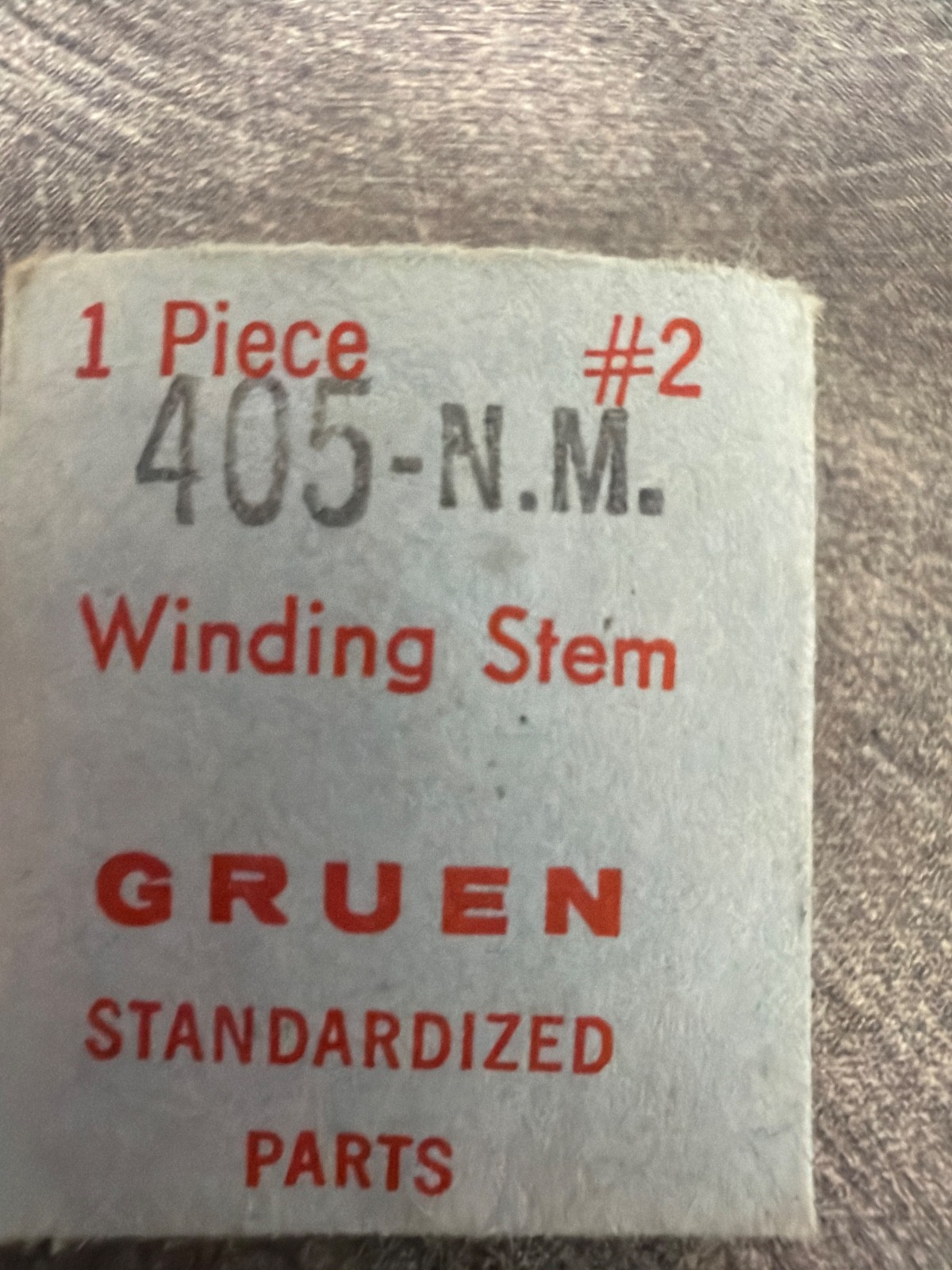 Gruen Winding Stem – Various Calibers – NOS – Shipped W/O Original Package