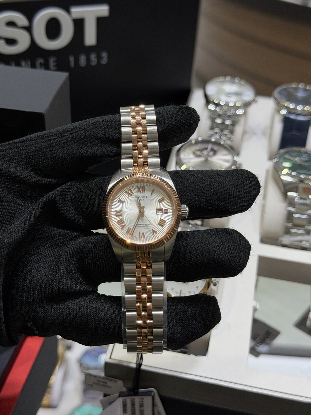 Tissot Ballade 30mm Automatic TT Silver Dial Women’s Watch T156.208.22.033.00